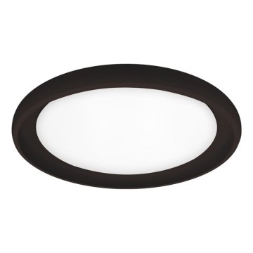 Top Light - LED Hämardatav laevalgusti SALERNO LED/60W/230V 3000-6500K d. 60 cm must + kaugjuhtimispult