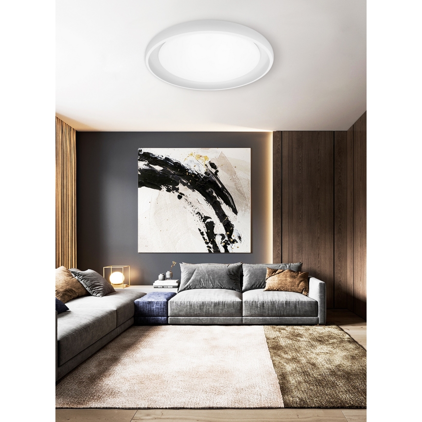 Top Light - LED Hämardatav laevalgusti SALERNO LED/60W/230V 3000-6500K d. 60 cm valge + kaugjuhtimispult