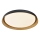 Top Light - LED Hämardatav laevalgusti SATELLITE LED/48W/230V 3000-6500K d. 53 cm must/pruun + kaugjuhtimispult