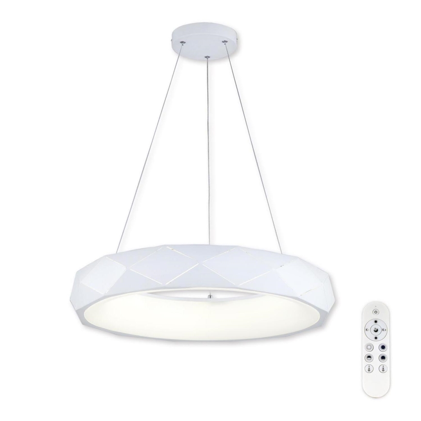 Top Light - LED Hämardatav lühter APOLO LED/45W/230V valge + kaugjuhtimispult