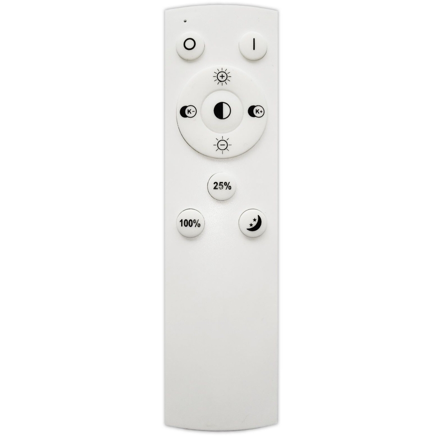 Top Light - LED Hämardatav lühter ORBIT LED/40W/230V 3000-6500K d. 50 cm must + kaugjuhtimispult