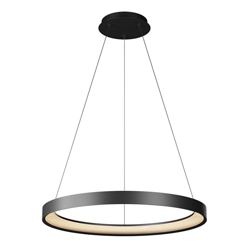 Top Light - LED Hämardatav lühter ORBIT LED/40W/230V 3000-6500K d. 50 cm must + kaugjuhtimispult