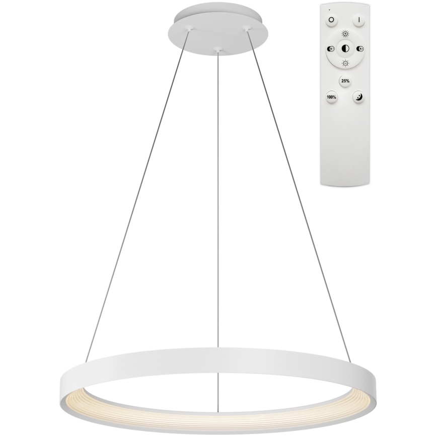 Top Light - LED Hämardatav lühter ORBIT LED/40W/230V 3000-6500K d. 50 cm valge + kaugjuhtimispult