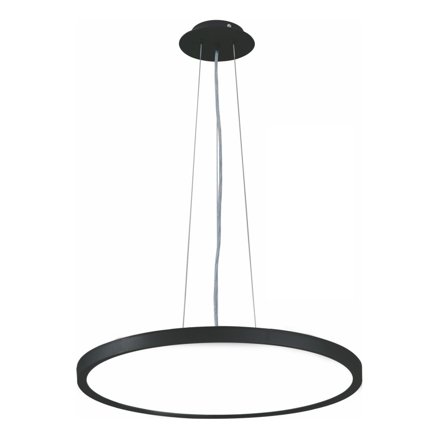 Top Light - LED Hämardatav lühter REVIT LED/50W/230V 3000-6500K d. 60 cm must + kaugjuhtimispult