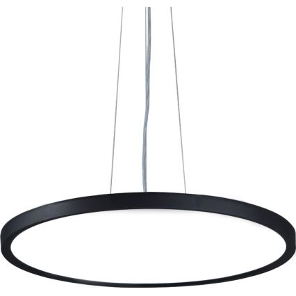 Top Light - LED Hämardatav lühter REVIT LED/50W/230V 3000-6500K d. 60 cm must + kaugjuhtimispult