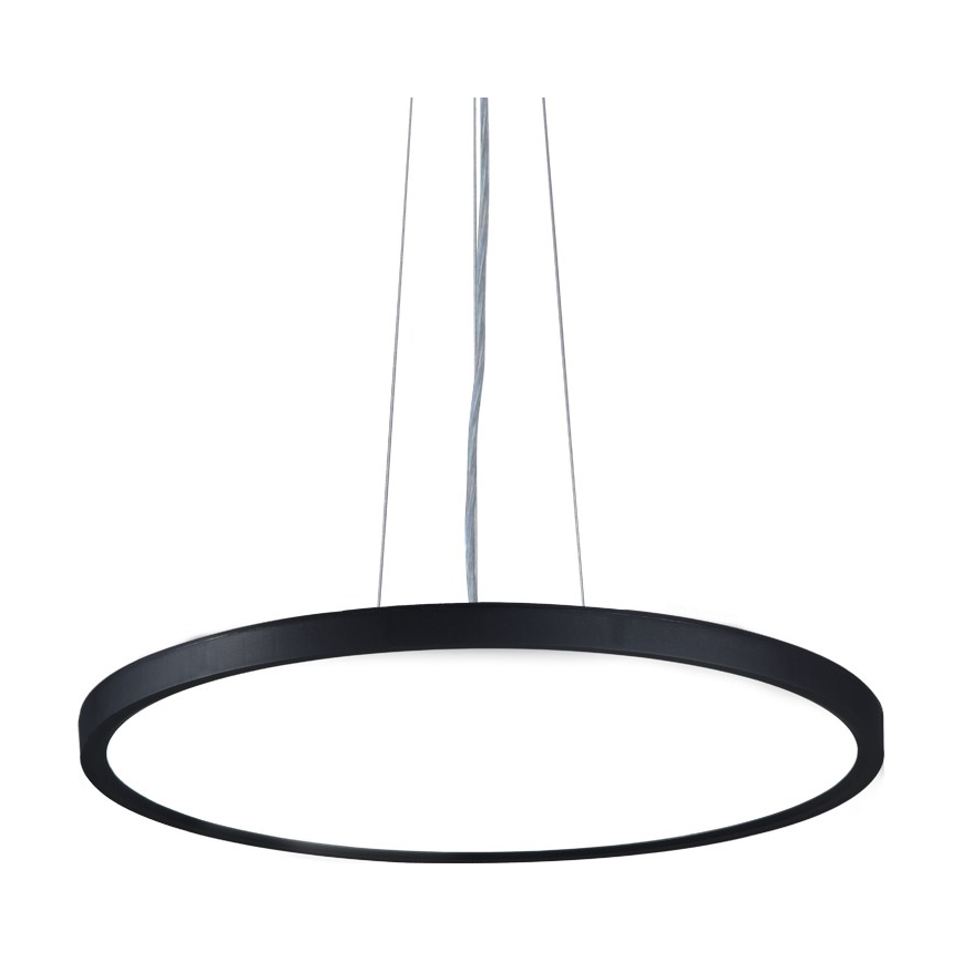 Top Light - LED Hämardatav lühter REVIT LED/50W/230V 3000-6500K d. 60 cm must + kaugjuhtimispult