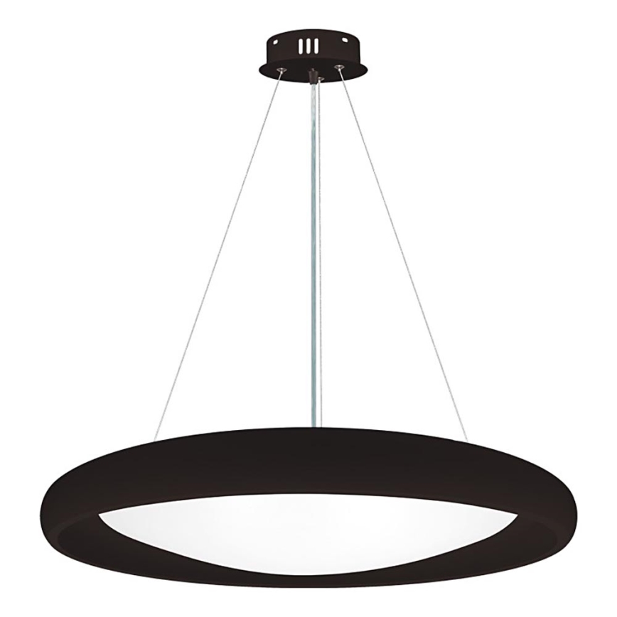 Top Light - LED Hämardatav lühter SALERNO LED/60W/230V 3000-6500K d. 60 cm must + kaugjuhtimispult
