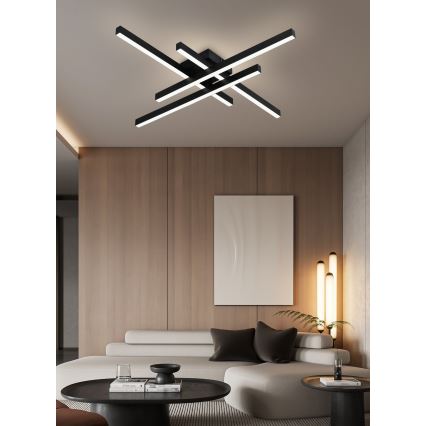 Top Light - LED Hämardatav pinnale kinnitatav lühter CROSS LED/50W/230V 3000-6500K + kaugjuhtimispult
