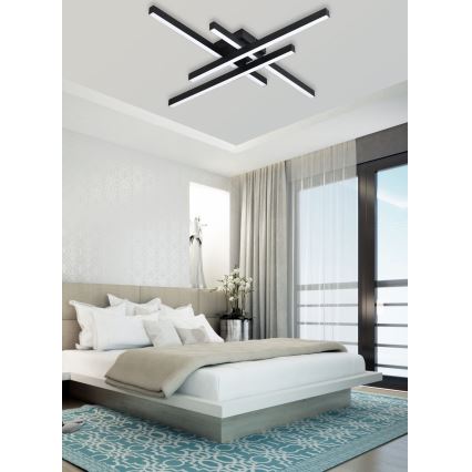 Top Light - LED Hämardatav pinnale kinnitatav lühter CROSS LED/50W/230V 3000-6500K + kaugjuhtimispult