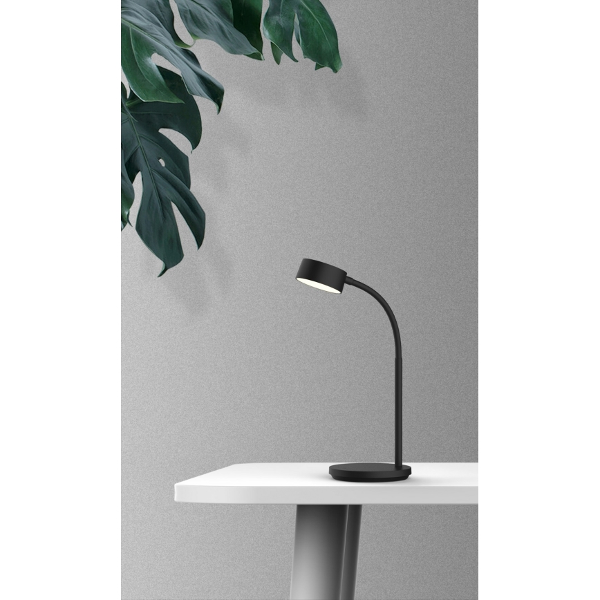 Top Light - hämardatav puutetundlik LED-laualamp BELLA LED/4,8W/5V 3000/4000/6500K must