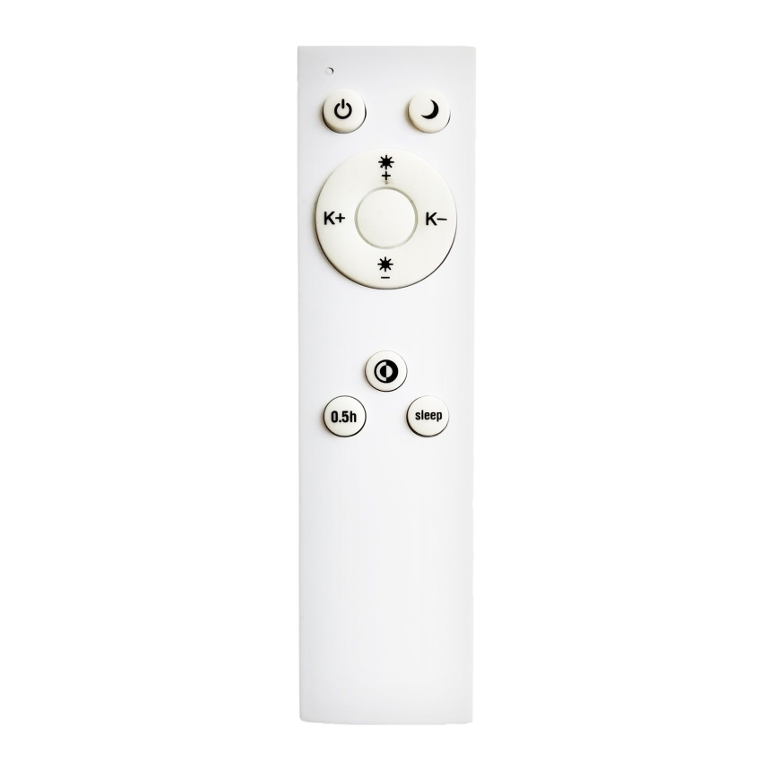 Top Light - LED Hämardatav laevalgusti REVIT LED/50W/230V 3000-6500K 50x50 cm must + kaugjuhtimispult