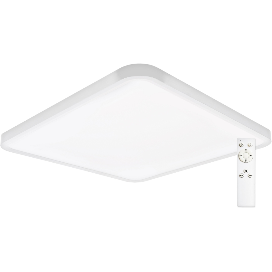 Top Light - LED Hämardatav laevalgusti REVIT LED/50W/230V 3000-6500K 50x50 cm valge + kaugjuhtimispult