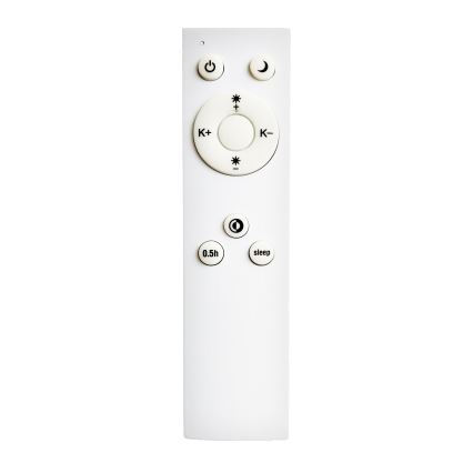 Top Light - LED Hämardatav laevalgusti REVIT LED/50W/230V 3000-6500K 50x50 cm valge + kaugjuhtimispult