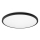 Top Light - LED Laevalgusti vannituppa ONYX LED/10W/230V IP44 3000/4000/6500K d. 29 cm must
