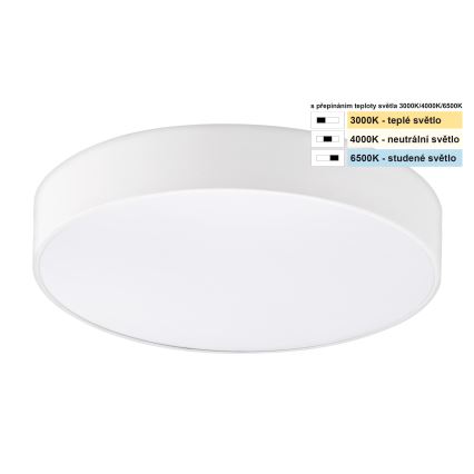 Top Light - LED Laevalgusti vannituppa PETAL LED/24W/230V IP44 3000/4000/6500K d. 35 cm valge