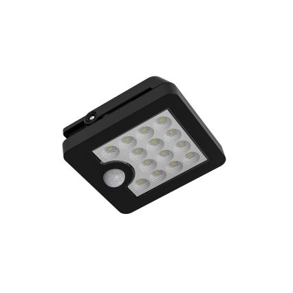 Top Light - LED Päikesepaneeliga prožektor seinale koos anduriga HELEON S LED/5W/3,7V IP65 4000K 1800 mAh