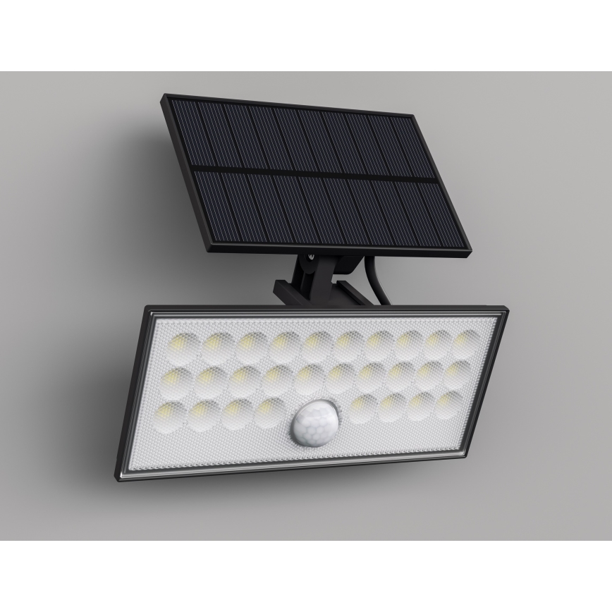 Top Light - LED Päikesepaneeliga prožektor seinale koos anduriga HELEON VARIO LED/8W/3,7V IP65 4000K 2200 mAh + kaugjuhtimispult