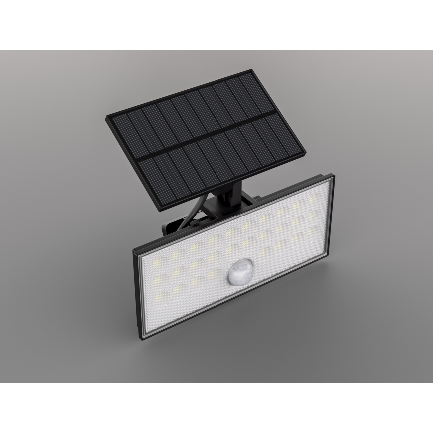 Top Light - LED Päikesepaneeliga prožektor seinale koos anduriga HELEON VARIO LED/8W/3,7V IP65 4000K 2200 mAh + kaugjuhtimispult