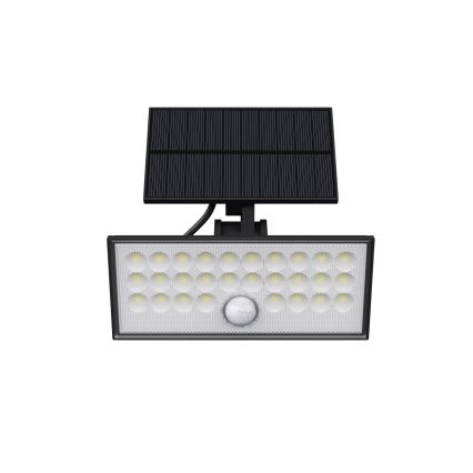 Top Light - LED Päikesepaneeliga prožektor seinale koos anduriga HELEON VARIO LED/8W/3,7V IP65 4000K 2200 mAh + kaugjuhtimispult