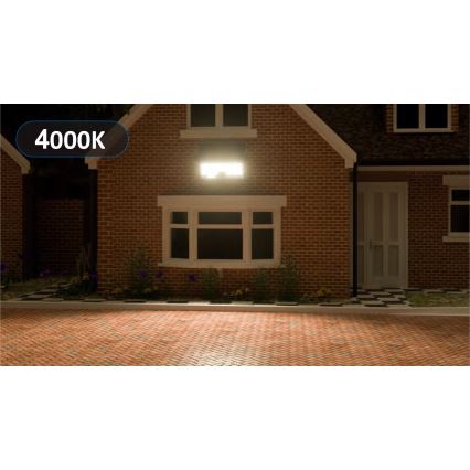 Top Light - LED Päikesepaneeliga prožektor seinale koos anduriga HELEON PRO LED/8W/3,7V IP65 4000K 2600 mAh