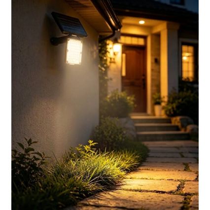 Top Light - LED päikesevalgusti koos anduriga 3-ühes ZENITH LED/10W/3,7V 3000/4000/6500K IP54 2400 mAh