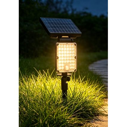 Top Light - LED päikesevalgusti koos anduriga 3-ühes ZENITH LED/10W/3,7V 3000/4000/6500K IP54 2400 mAh