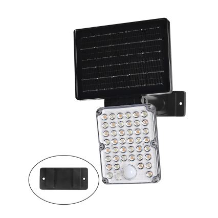 Top Light - LED päikesevalgusti koos anduriga 3-ühes ZENITH LED/10W/3,7V 3000/4000/6500K IP54 2400 mAh