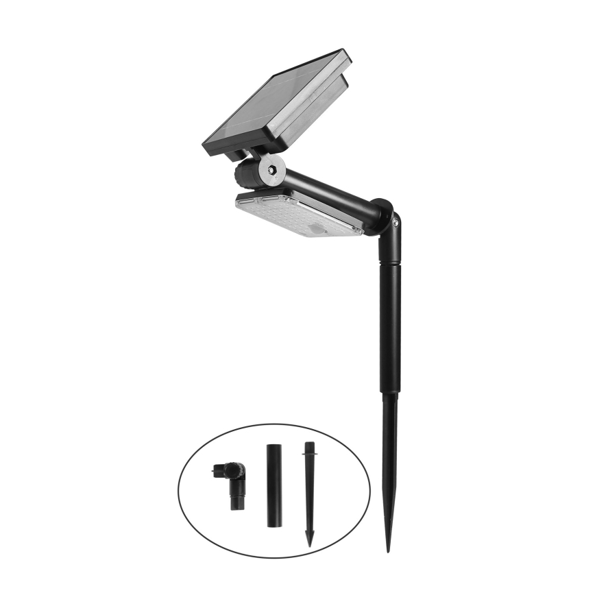 Top Light - LED päikesevalgusti koos anduriga 3-ühes ZENITH LED/10W/3,7V 3000/4000/6500K IP54 2400 mAh