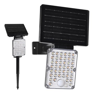 Top Light - LED päikesevalgusti koos anduriga 3-ühes ZENITH LED/10W/3,7V 3000/4000/6500K IP54 2400 mAh