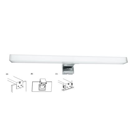 Top Light - LED Peeglivalgustus vannituppa OREGON LED/7W/230V 40 cm IP44