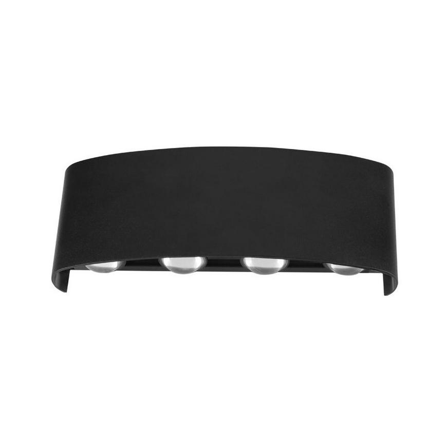 Top Light - LED Väli seinavalgusti RAY LED/8W/230V IP44 4000K must