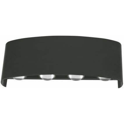 Top Light - LED Väli seinavalgusti RAY LED/8W/230V IP44 4000K must