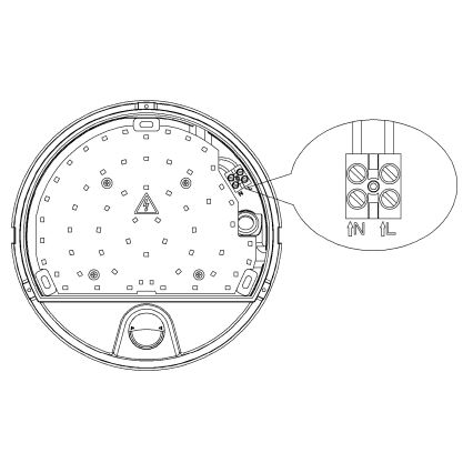 Top Light - LED välisseinavalgusti liikumis- ja hämarussensoriga BARI LED/15W/230V 4000K IP54