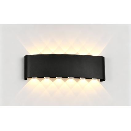 Top Light - LED välisseinavalgusti RAY LED/10W/230V 3000/4000/6500K IP54 must