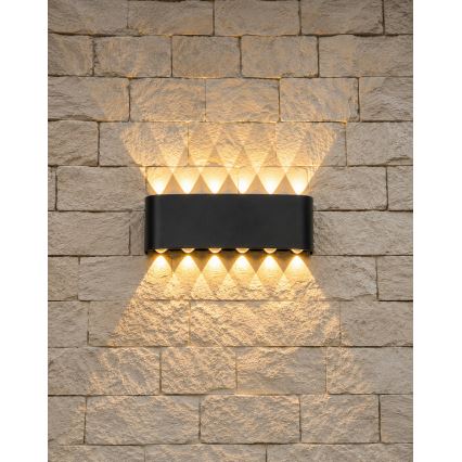 Top Light - LED välisseinavalgusti RAY LED/10W/230V 3000/4000/6500K IP54 must