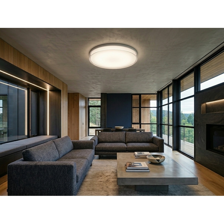 Top Light - LED hämardatav vannitoa laevalgusti NEXUS LED/55W/230V 3000-6500K IP44 läbimõõt 48 cm valge + kaugjuhtimispult