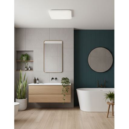 Top Light - LED vannitoa laelamp DUNAJ LED/32W/230V 3000/4000/6500K IP44 38x38 cm valge