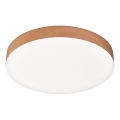 Top Light - LED-vannitoa laevalgusti SPIRIT LED/24W/230V 3000/4000/6500K IP44 läbimõõt 30 cm pruun