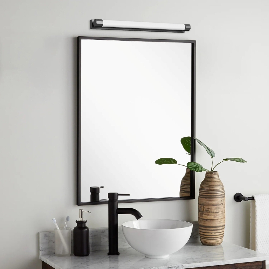 Top Light - LED vannitoa peegli valgustus TURIA LED/8W/230V 3000/4000/6500K IP44 40 cm must
