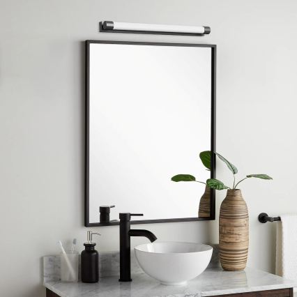 Top Light - LED vannitoa peeglivalgusti TURIA LED/12W/230V 3000/4000/6500K IP44 60 cm must