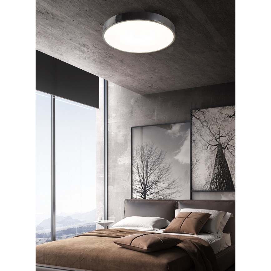 Top Light Metall 40CR pult - LED Hämardatav laevalgusti METAL LED/51W/230V läikiv kroom + kaugjuhtimispult
