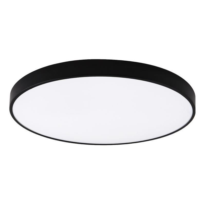 Top Light - PETAL LED hämardatav vannitoa laevalgusti, 60W/230V, 3000–6500K, IP44, Ø 59 cm, must, kaasas kaugjuhtimispult