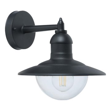 Top Light - välisseinavalgusti VERONA 1xE27/12W/230V IP44, must