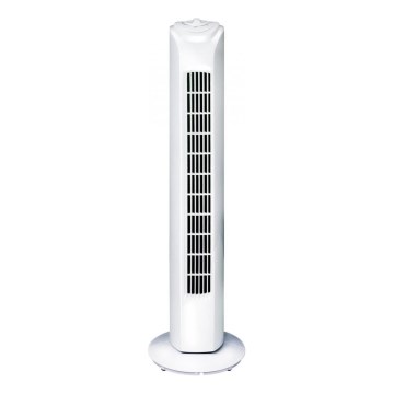 Tornventilaator 45W/230V 81 cm valge