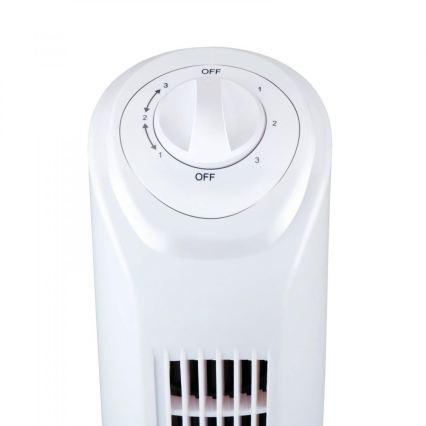 Tornventilaator 45W/230V 81 cm valge