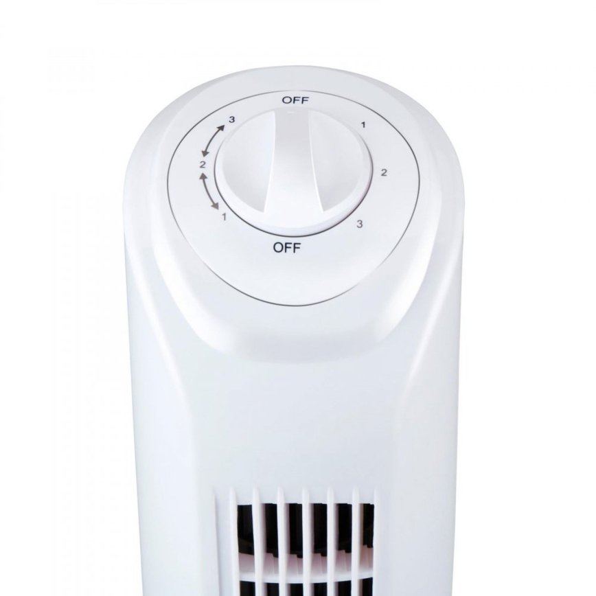 Tornventilaator 45W/230V 81 cm valge