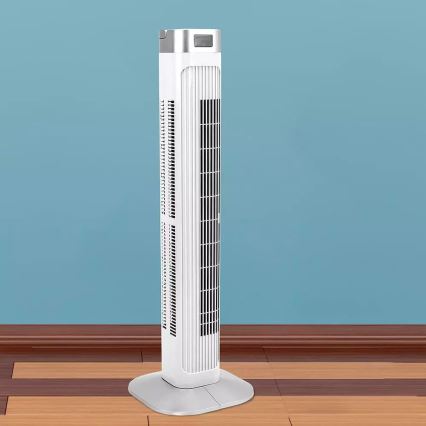 Tornventilaator temperatuurinäidiku ja juhtpuldiga 55W/230V