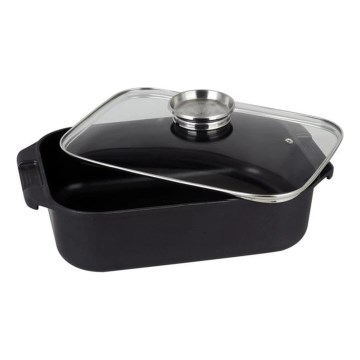 TORO ahjuvorm kaanega 6,5 l 34,5x10x24,5 cm must