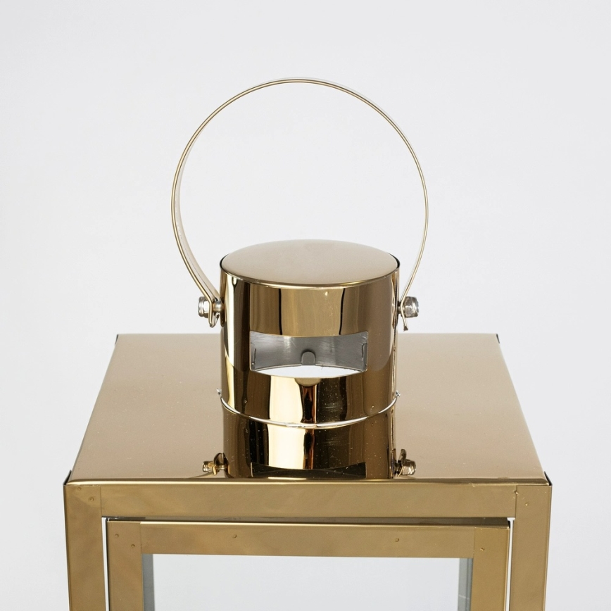TOWER dekoratiivne latern 38 cm kuldne