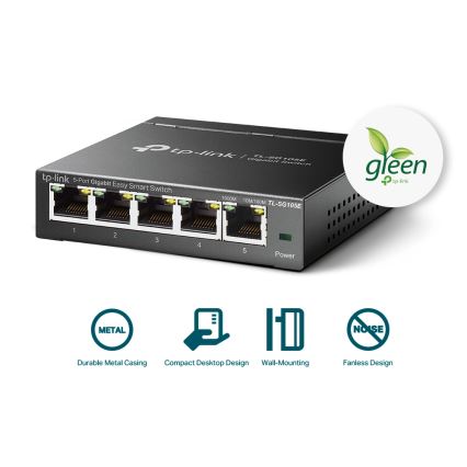 TP-Link – 5-pordiline gigabitine Easy Smart lüliti